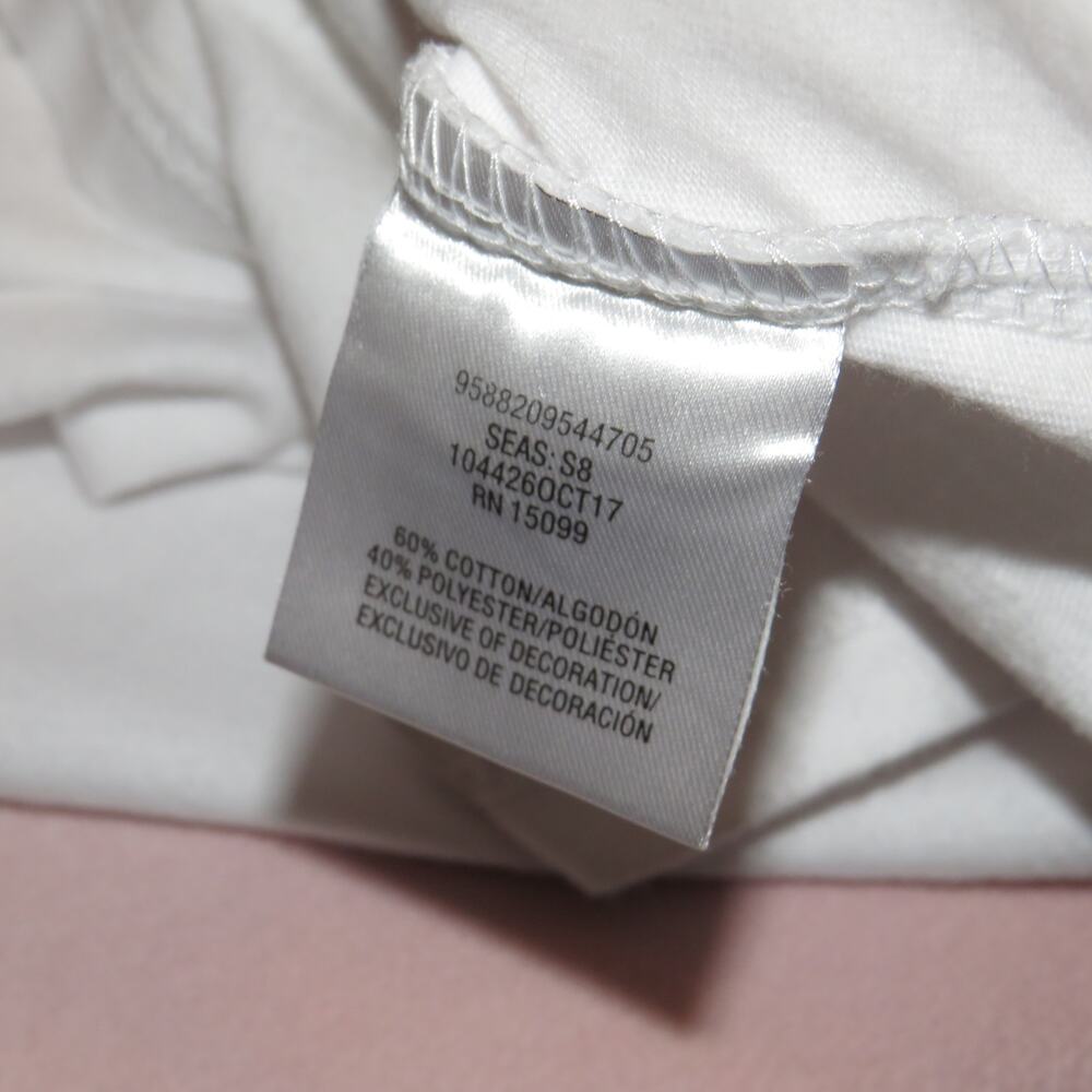 Simply Styled White Do What You Want Girls High Low Graphic T-Shirt - Picture 6 of 7